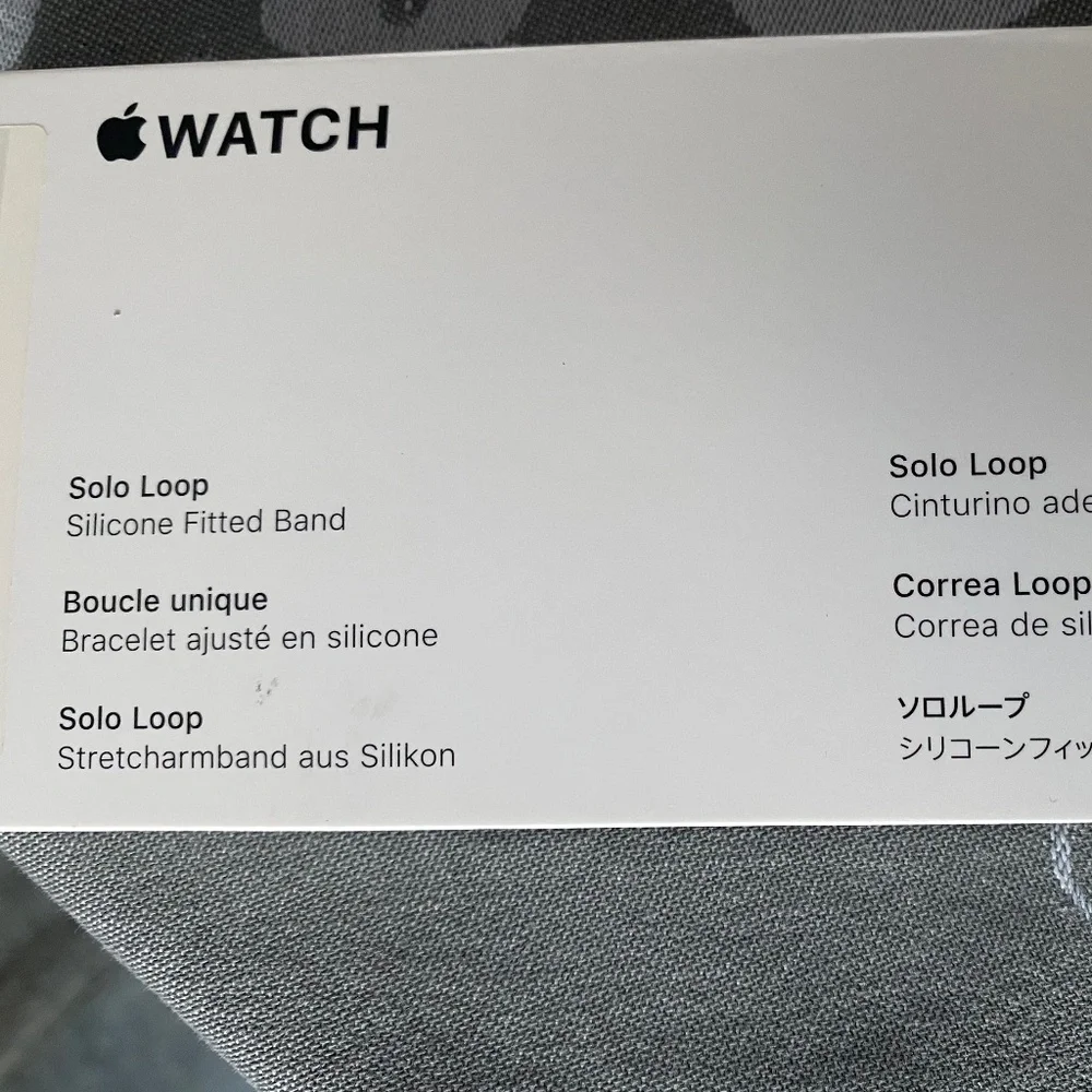 Apple Watch Silicone Solo Band